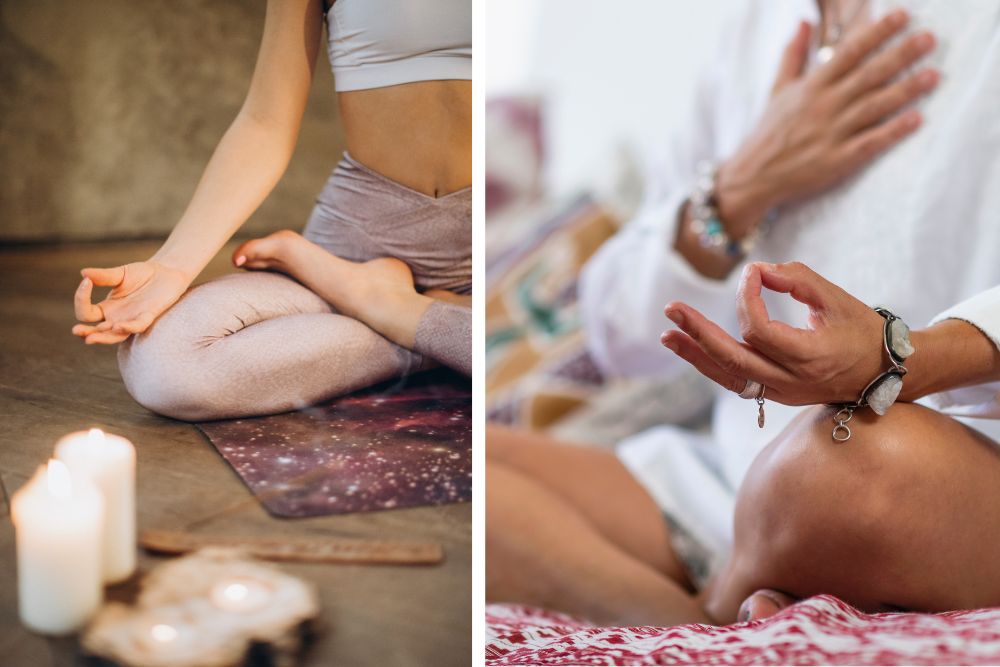 Traditionelle ayurvedische Öle und Kräuter für den Chakrenausgleich