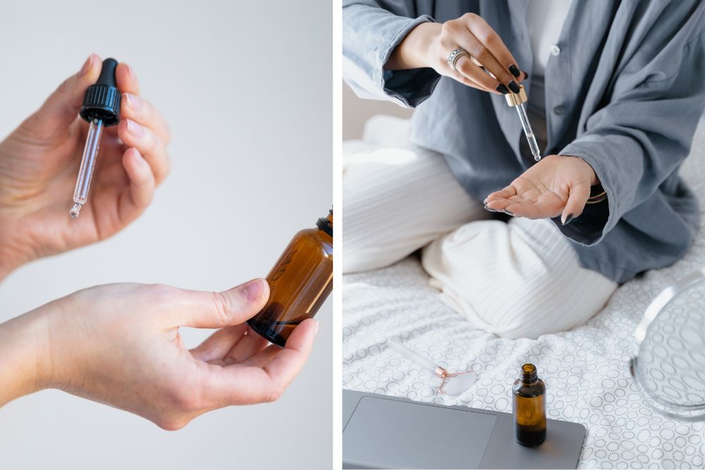 Sicheres Verdünnen ätherischer Öle in Trägeröl für die Massage