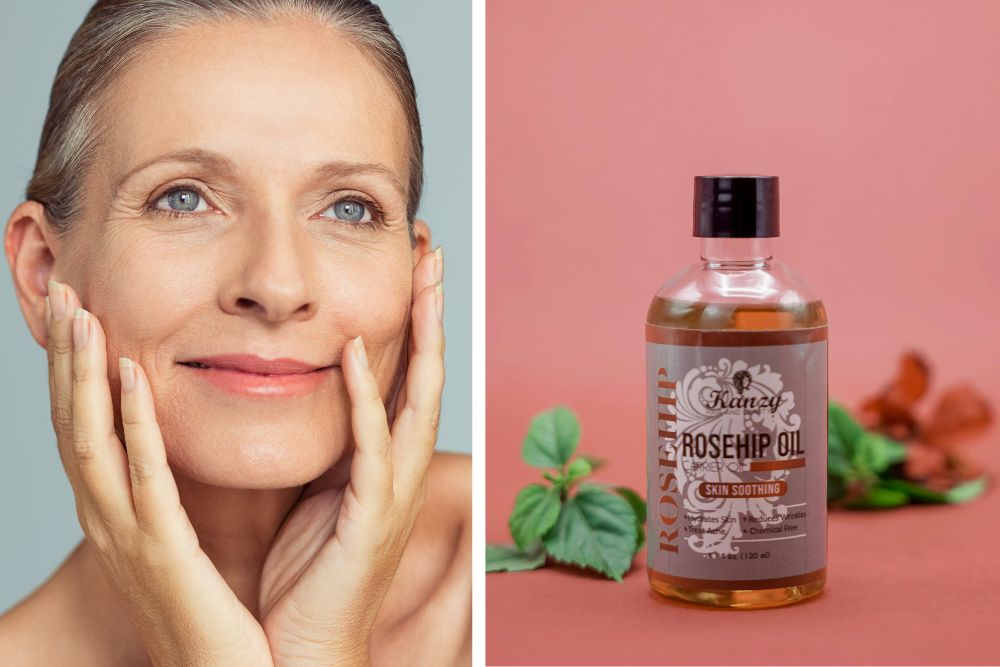 Luxuriöses regenerierendes Gesichtsöl für reife Haut mit Rosenöl