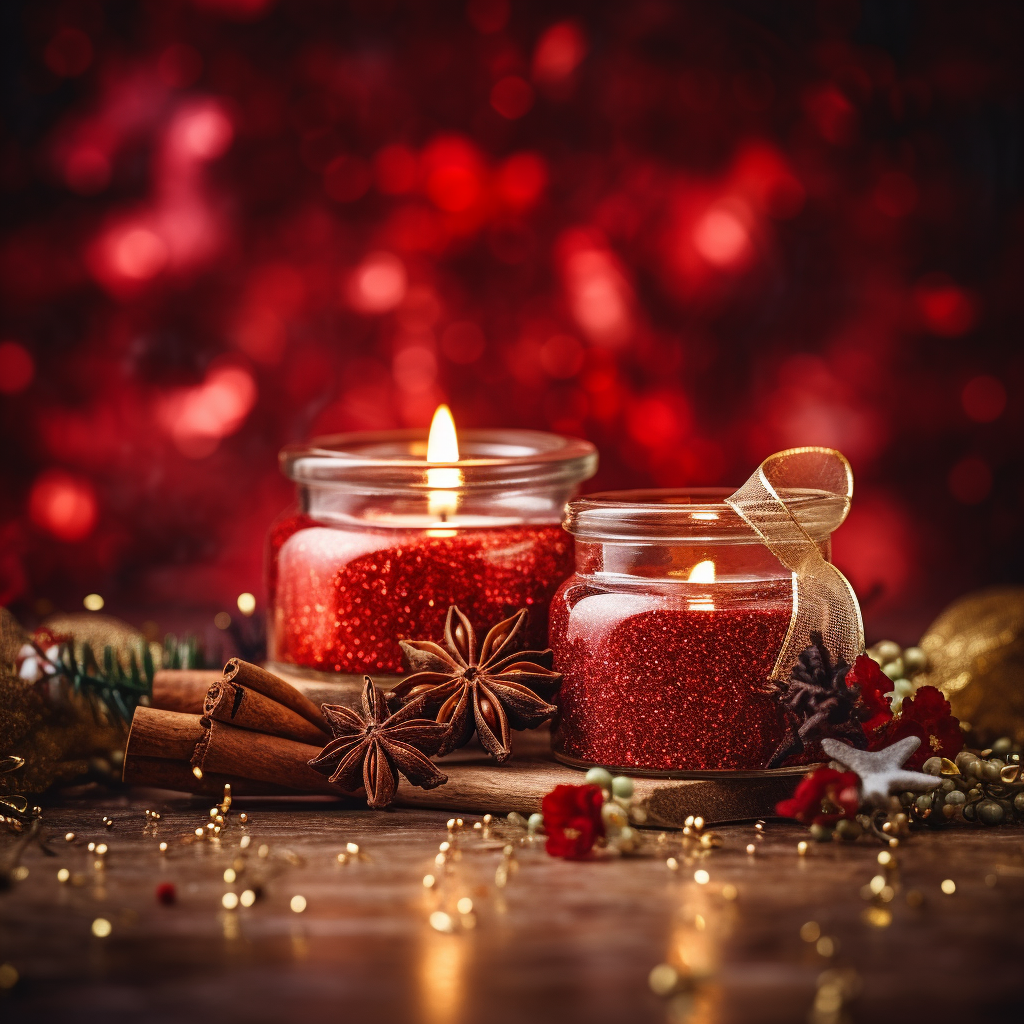 Herstellung von Weihnachtskerzen zu Hause